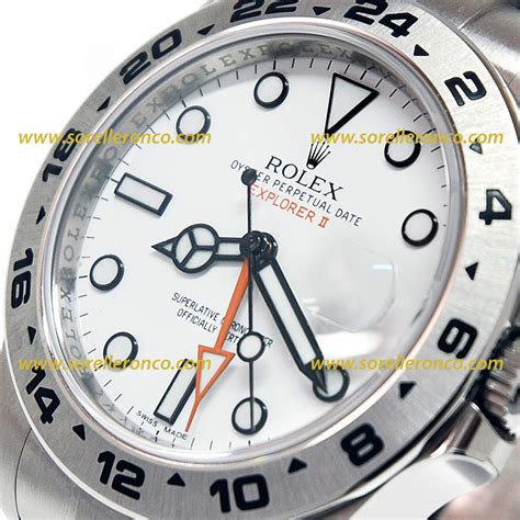 rolex ii bianco|rolex explorer 2 release date.